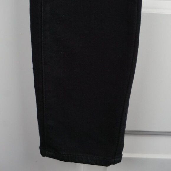 PAIGE Verdugo Ankle Mid Rise Skinny Jeans In Twilight Destructed (Black) Size 24 - Picture 9 of 16